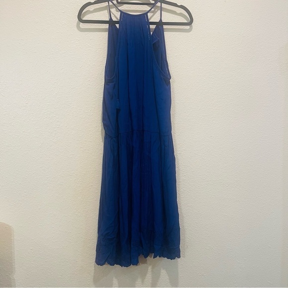 Ann Taylor Loft Blue Eyelet Dress M NWT - Picture 7 of 7